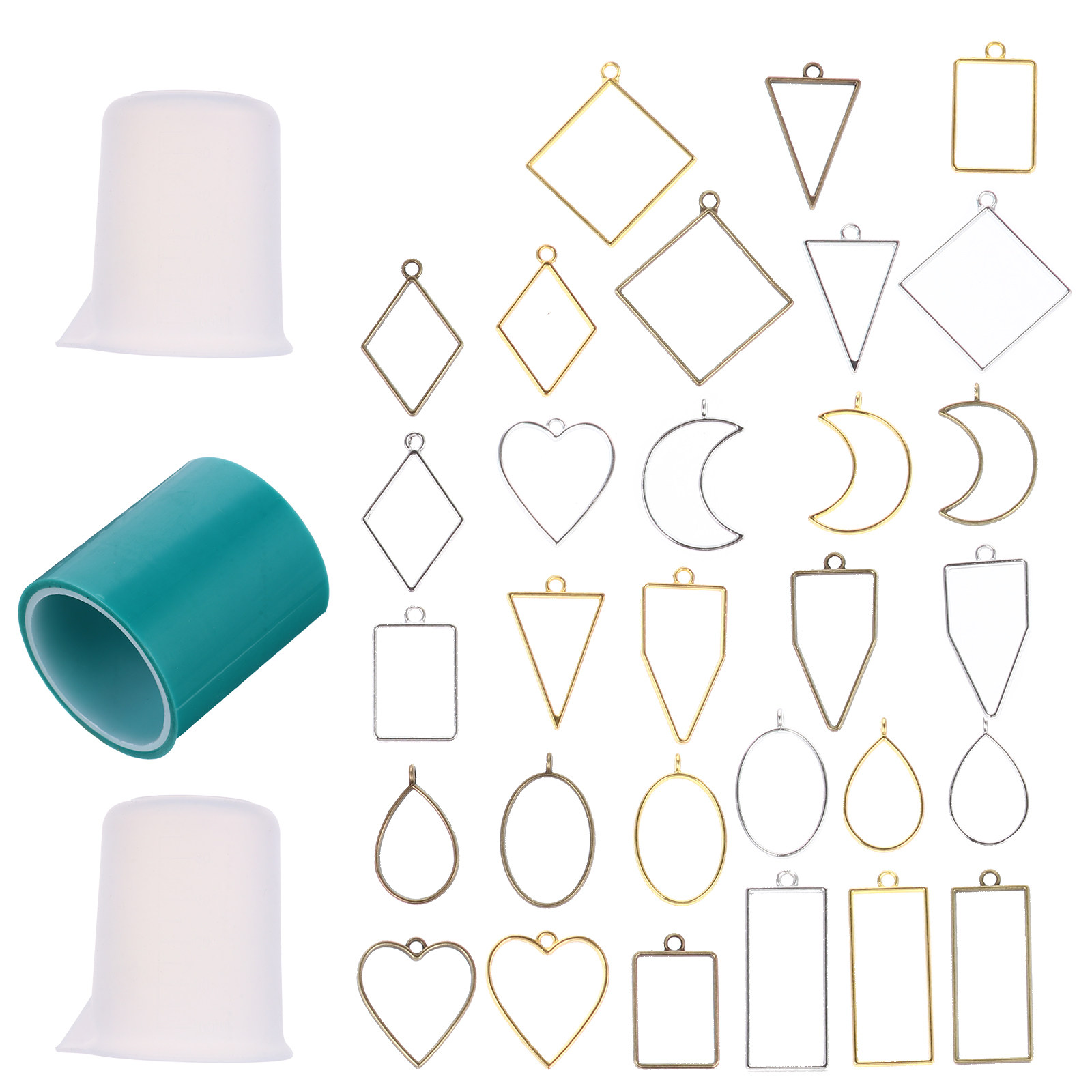 Resin Jewelry Kit - Craft Kit DIY Keychain Acrylic Making