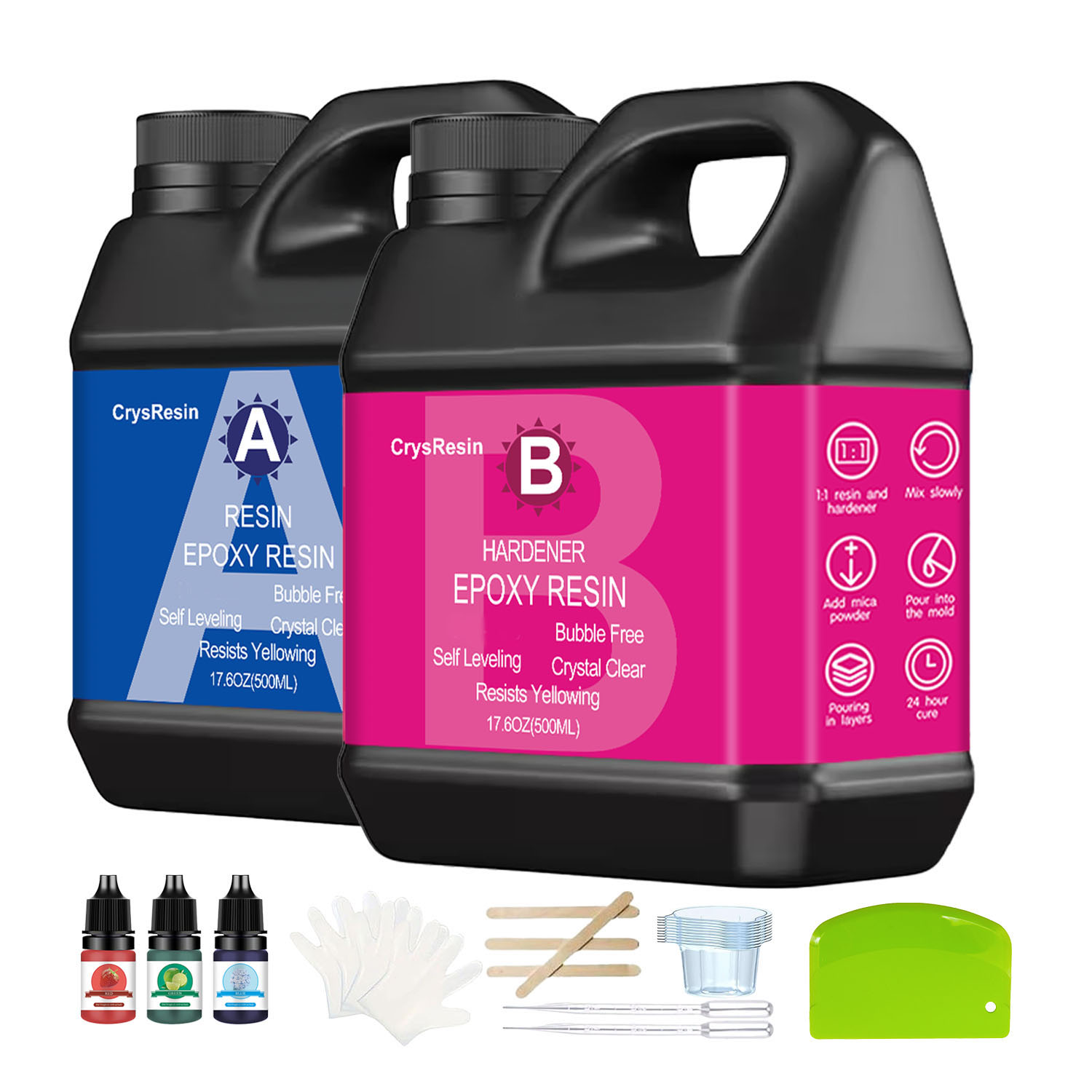 Crystal Clear Epoxy Resin 1:1  - Resin Jewelry Kit ulasan dan harga