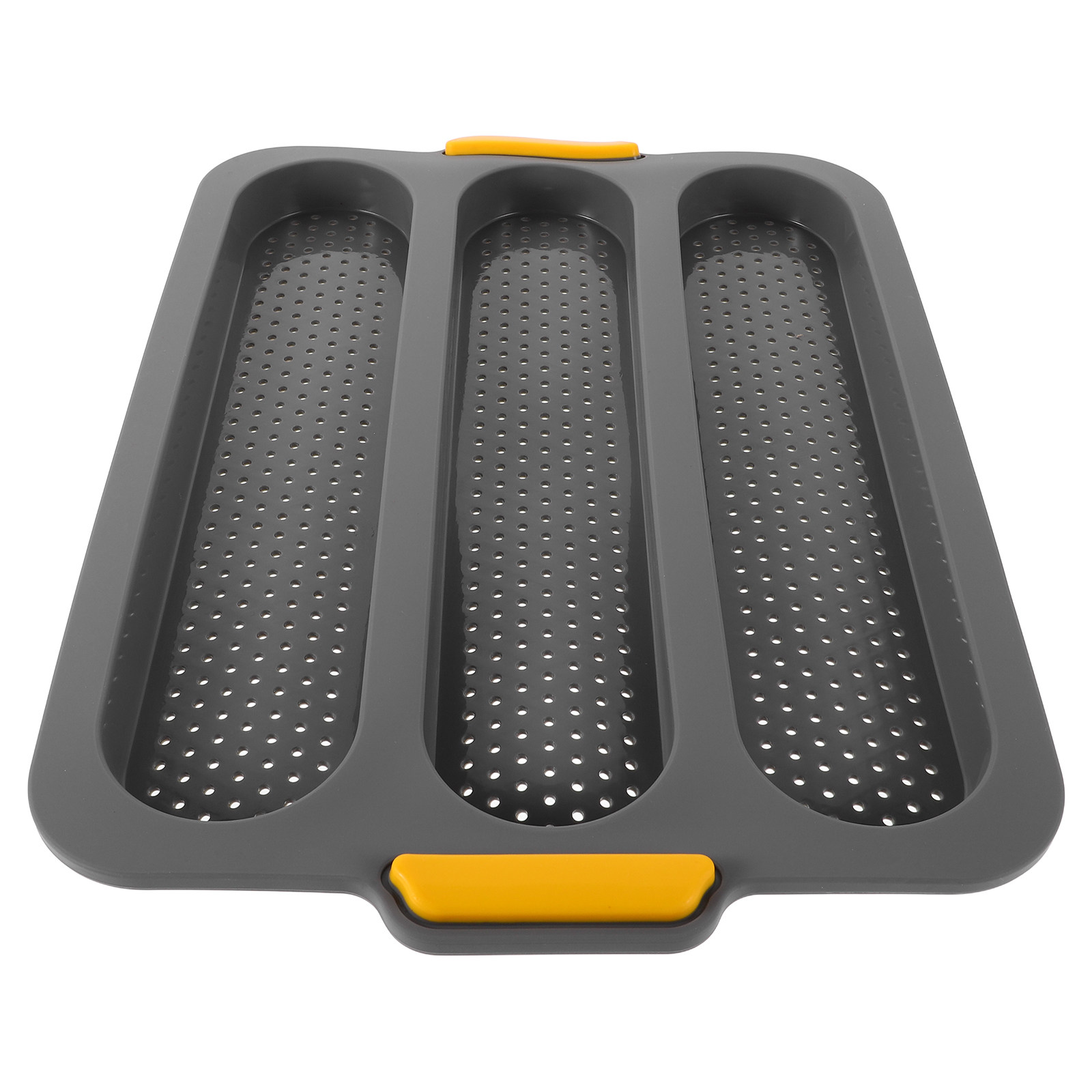3 Slot Silicone Baguette Pan N - Silicone Mold Tray ulasan dan harga