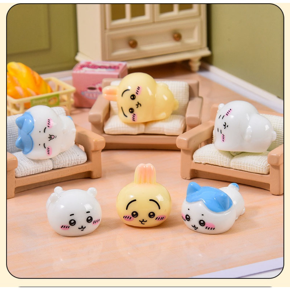9PCS Kawaii Chiikawas Series R - Resin Craft Kit ulasan dan harga