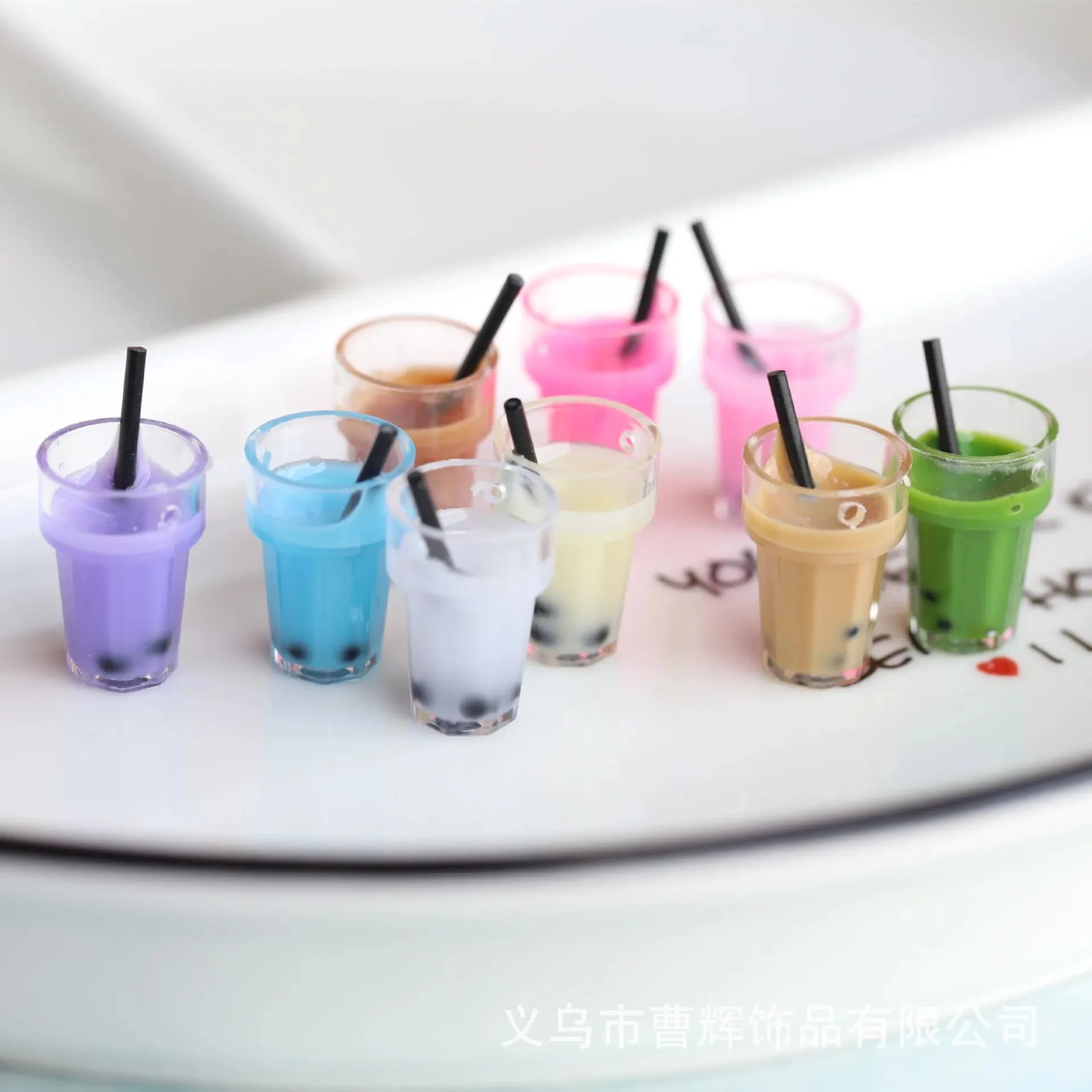 10Pcs Single Hole Bubble Tea C - Resin Craft Supplies ulasan dan harga