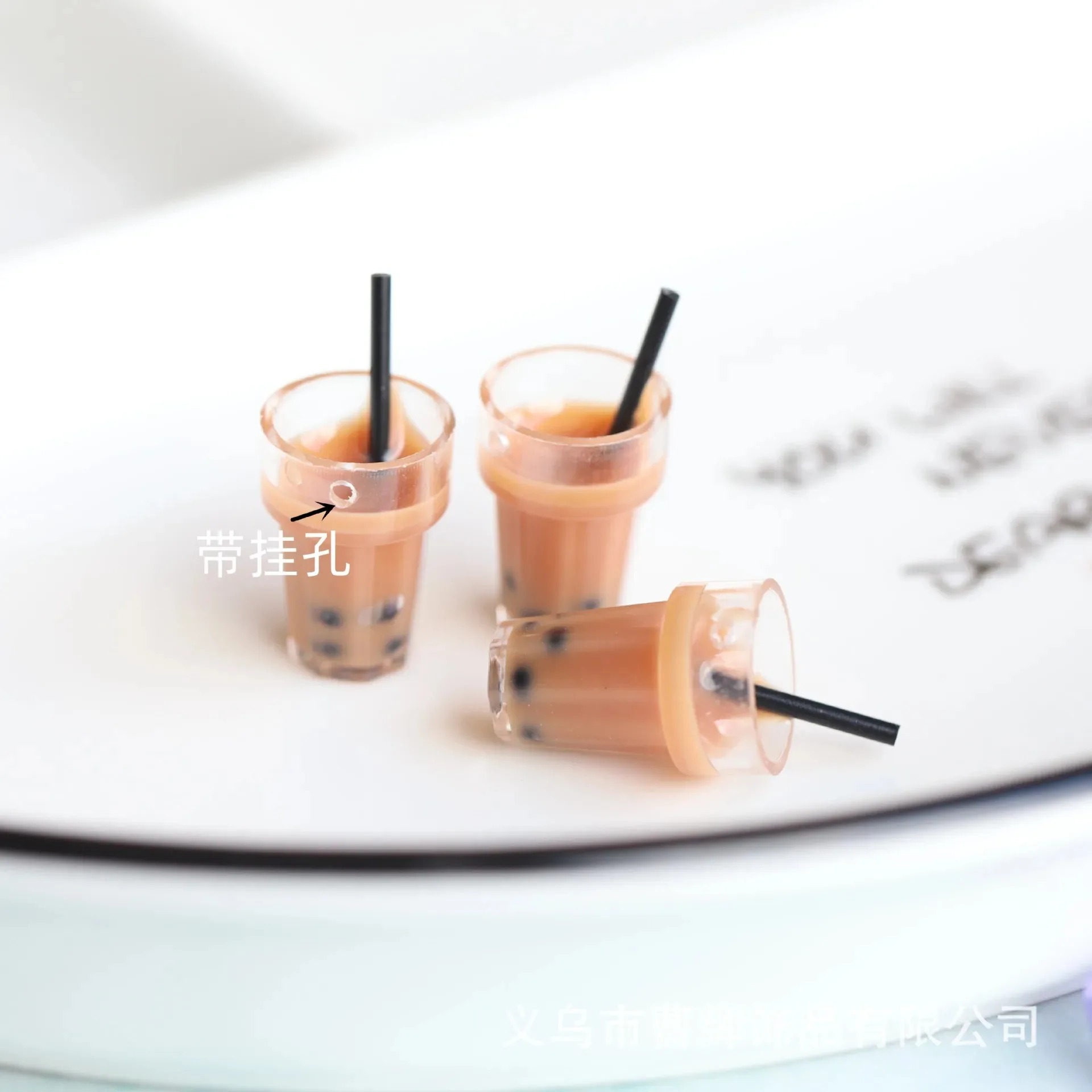 10Pcs Single Hole Bubble Tea C - Resin Craft Supplies ulasan dan harga