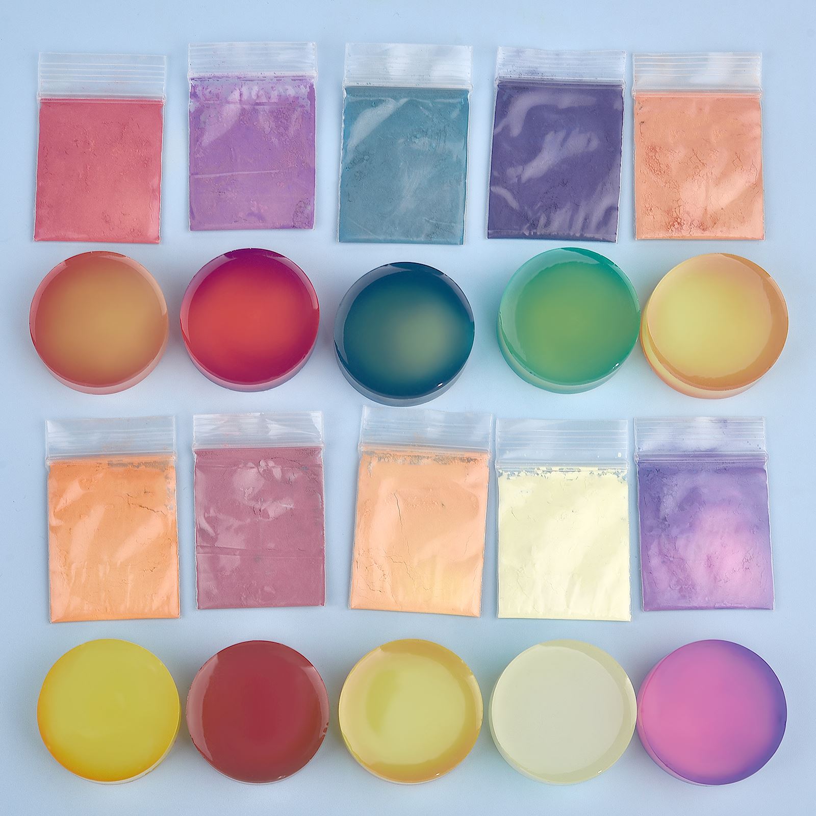 10 Colors Temperature Color Ch - Resin Pigment Set ulasan dan harga