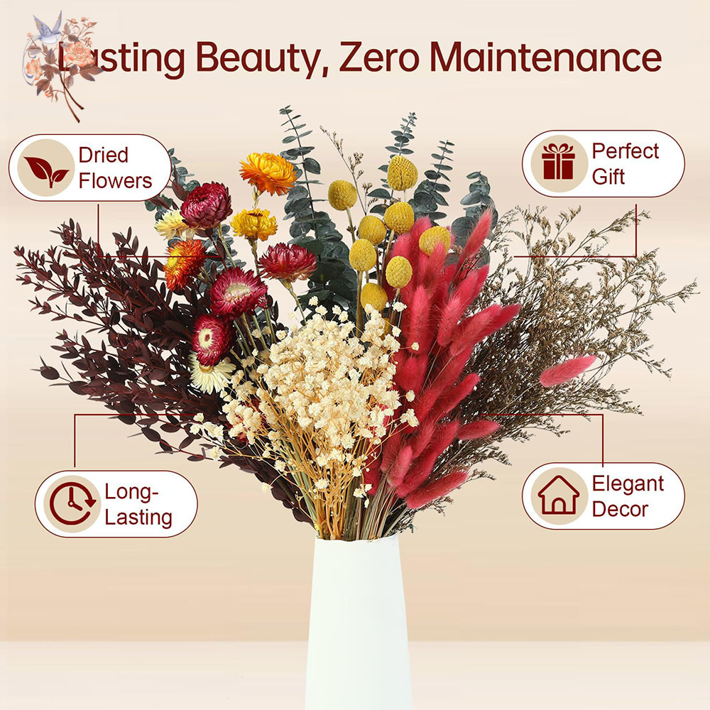 Dried Flowers Bulk Set 7 Kinds - Dried Flower Bulk ulasan dan harga