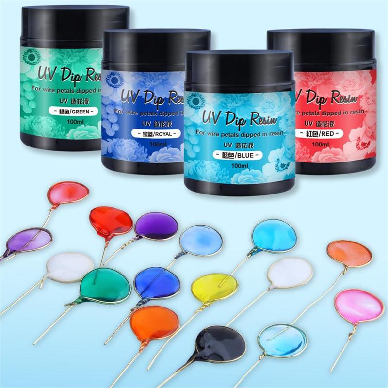 100ml UV DIP Resin Glue For Wi - Flower Preservation Resin ulasan dan harga