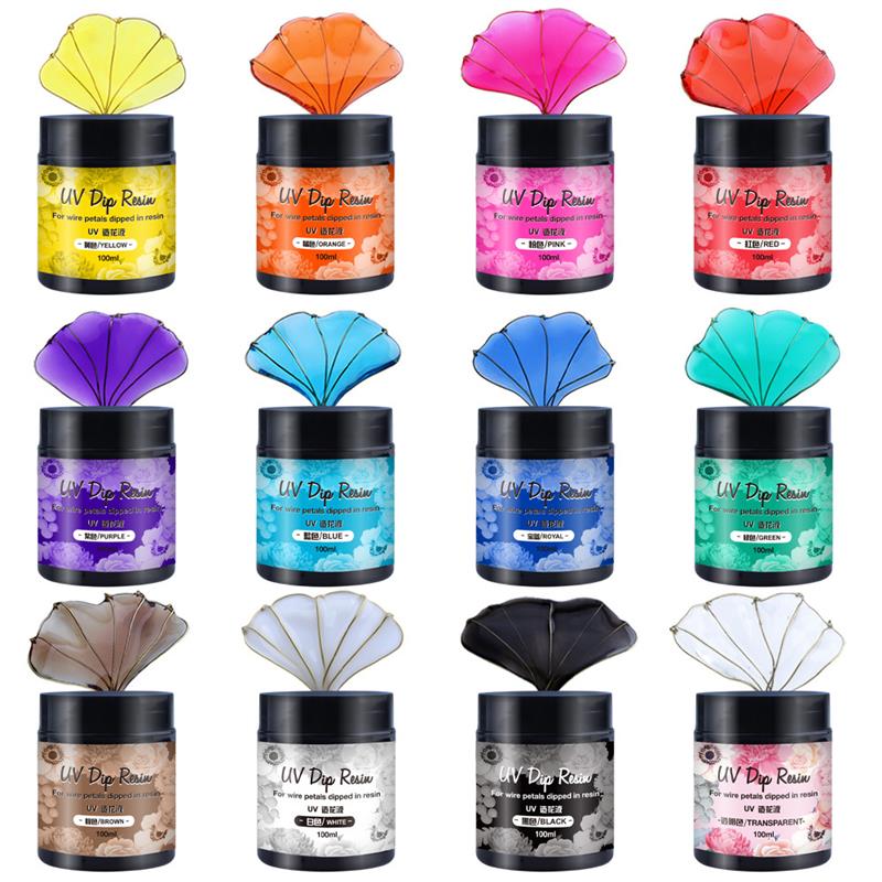 100ml UV DIP Resin Glue For Wi - Flower Preservation Resin ulasan dan harga