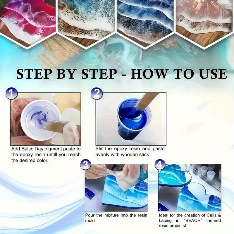 24 Colors/8 Colors 5 Grams 0.1 - Resin Pigment Set ulasan dan harga