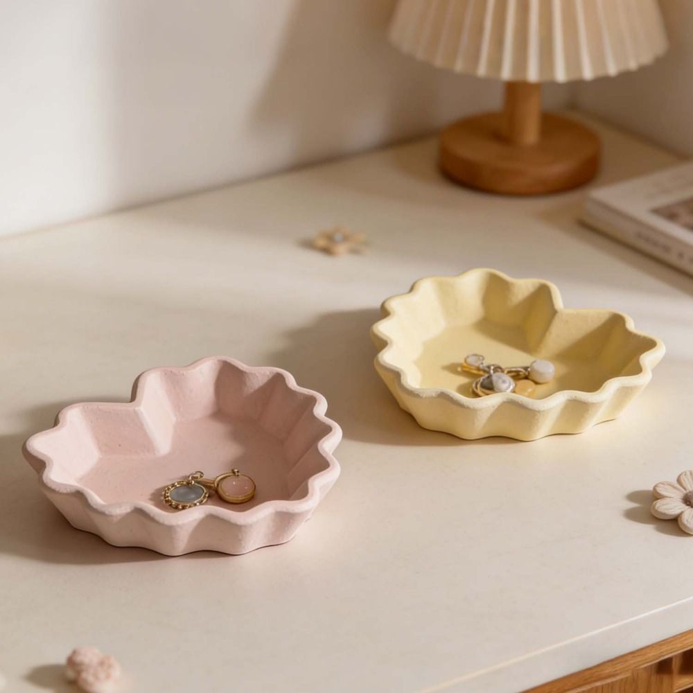 Heart Shape Plate Storage Bowl - Silicone Mold Tray ulasan dan harga