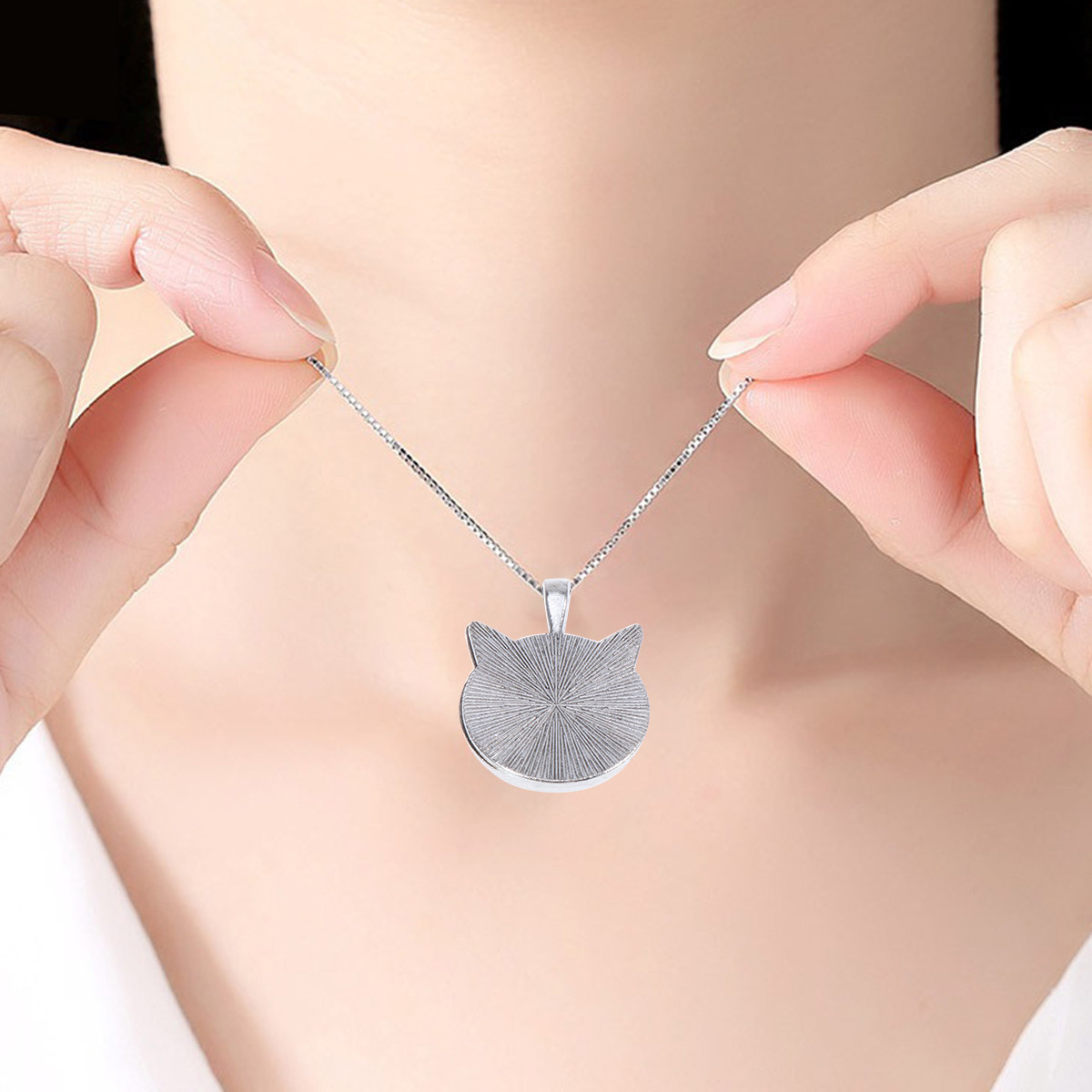 10Pcs Cat Ear Bezel Pendant Tr - Resin Jewelry Kit ulasan dan harga