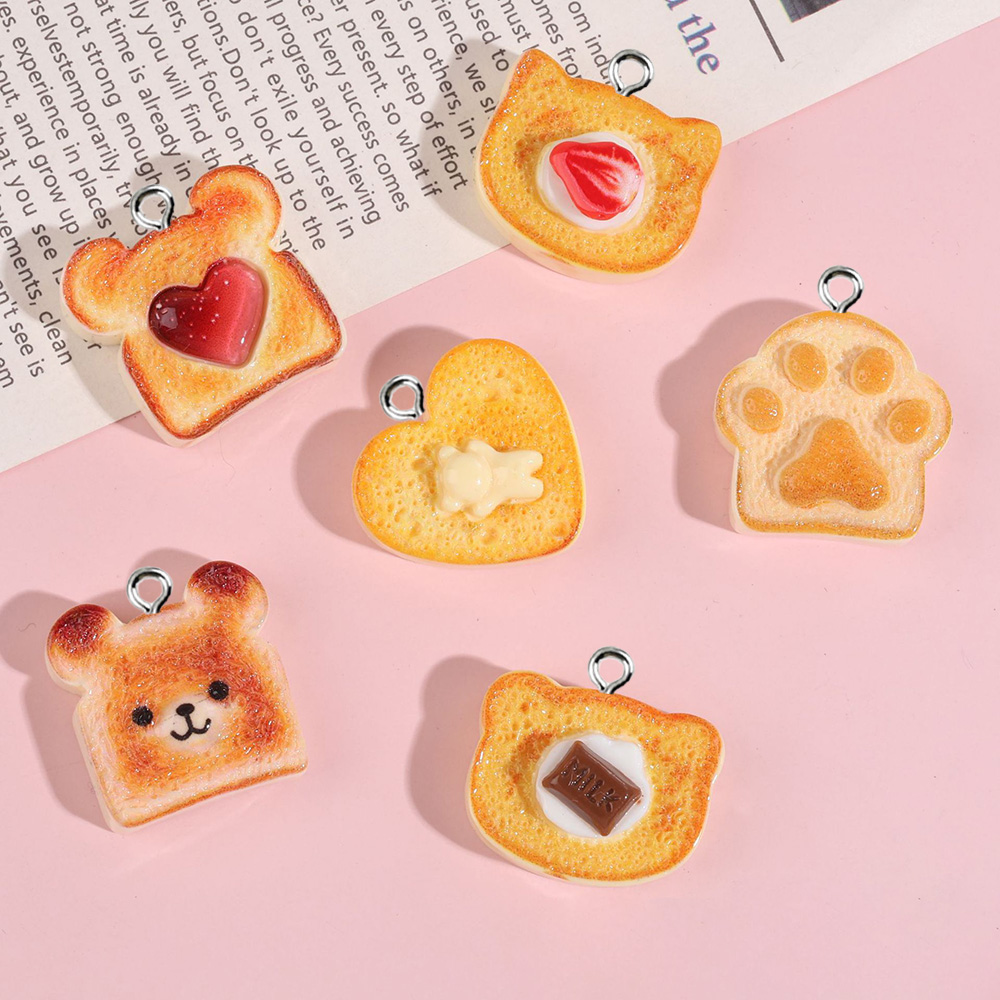 10pcs Heart Bear Cat Animal Sh - Resin Craft Projects ulasan dan harga
