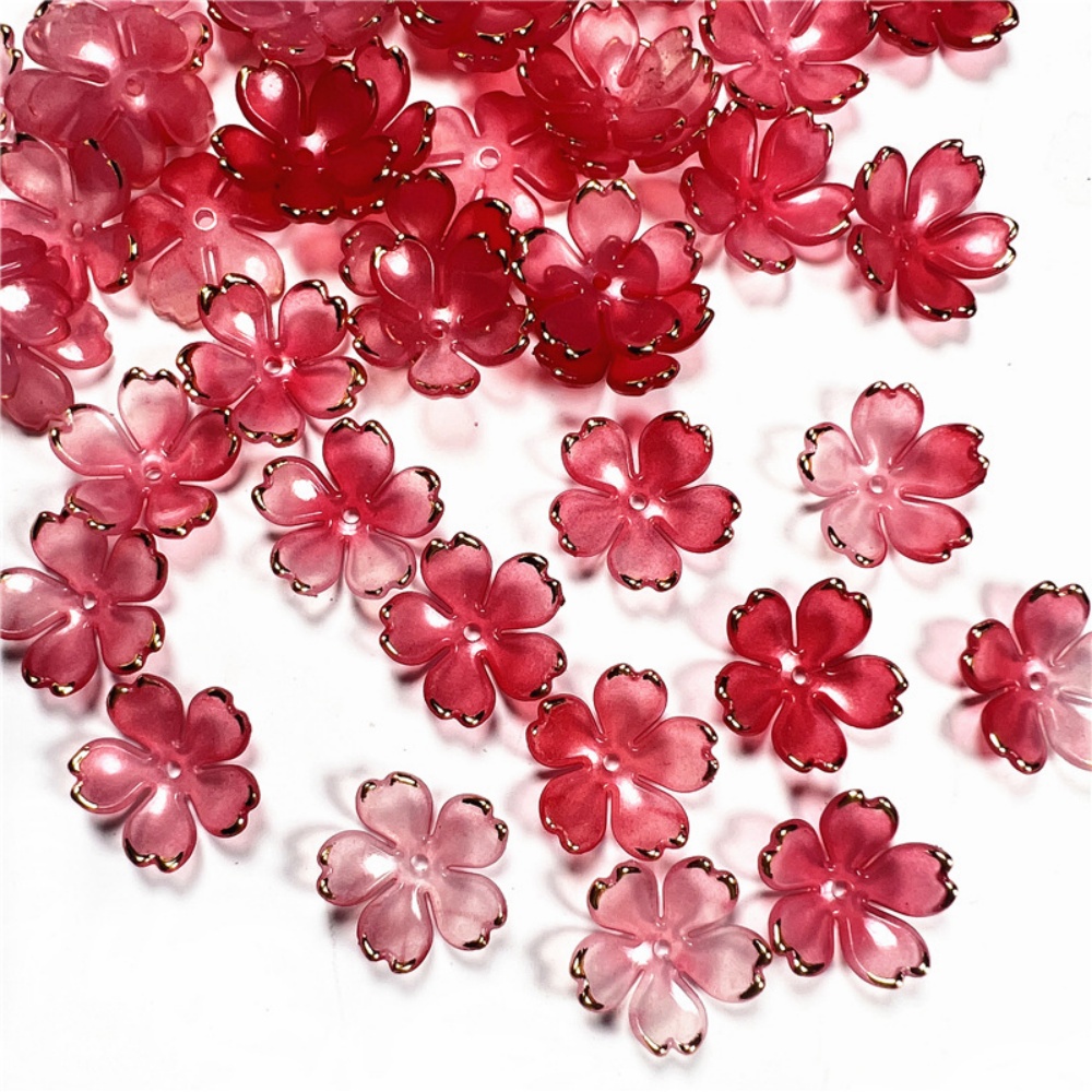 50pcs/lot 19mm Acrylic Cherry  - Resin Craft Projects ulasan dan harga