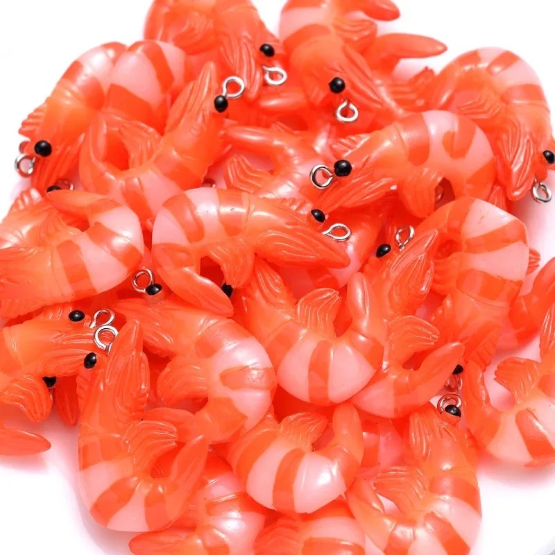 10Pcs 3D Simulated Lobster Shr - Resin Craft Supplies ulasan dan harga