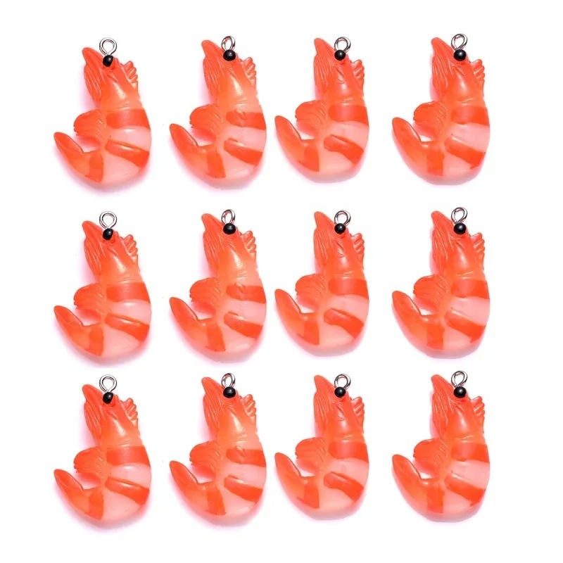 10Pcs 3D Simulated Lobster Shr - Resin Craft Supplies ulasan dan harga