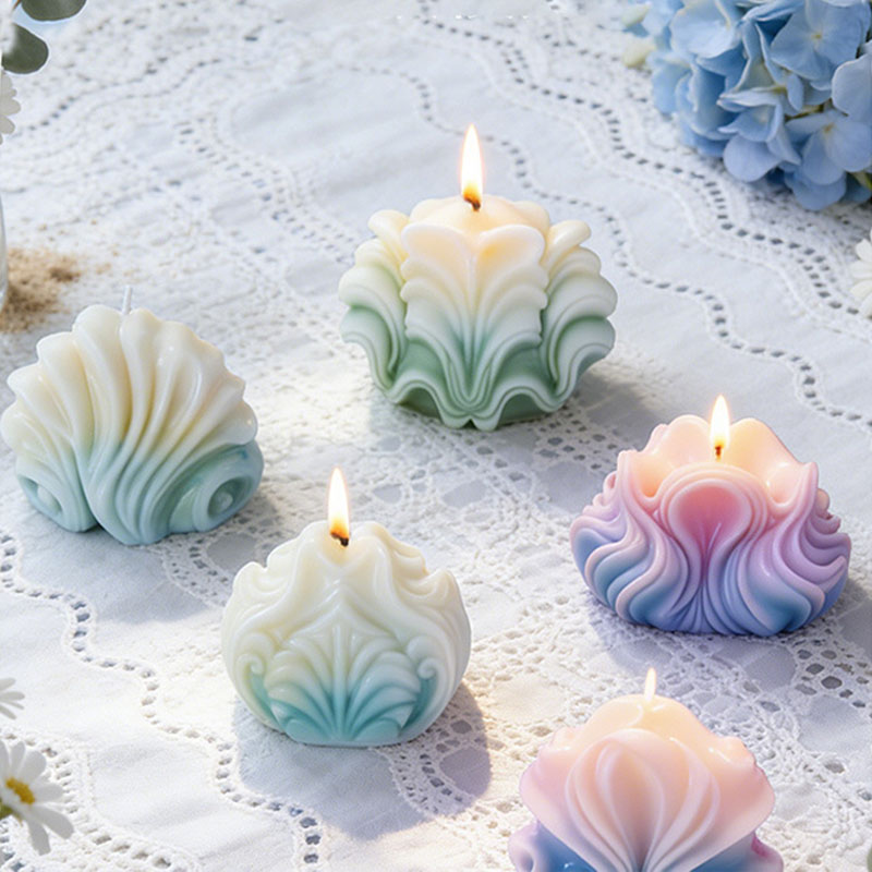 Large Ocean Shell Candle Silic - Resin Ocean Wave Mold ulasan dan harga