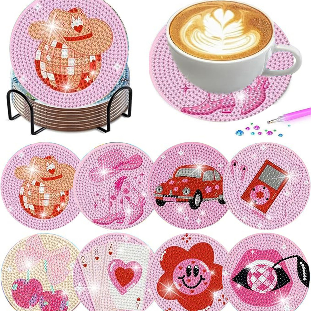 8 Pieces/Set of Diamond Painti - Resin Craft Kit ulasan dan harga