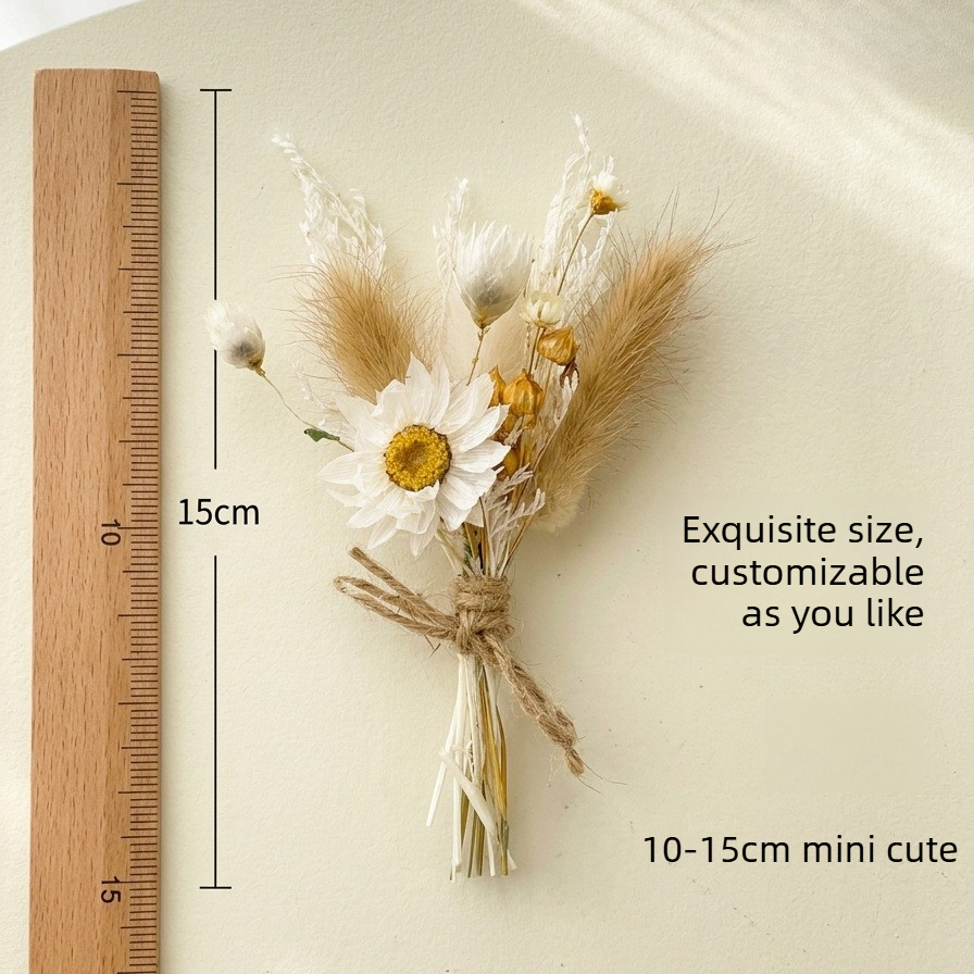Mini Dried Flower Bouquet Natu - Dried Flower Bulk ulasan dan harga